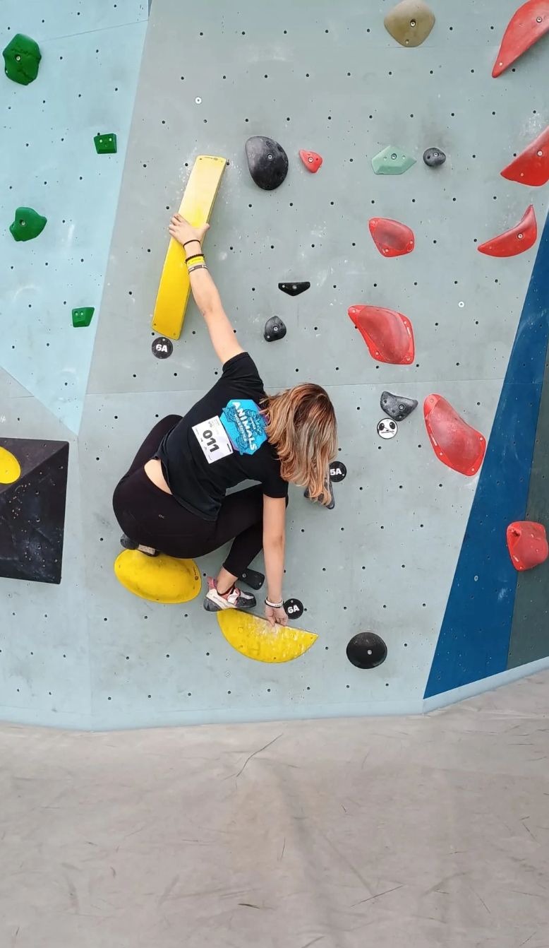 Úspěšná boulderistka